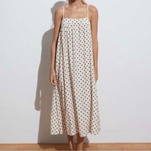 Oysho Polka Dot Maxi Dress - Size Medium